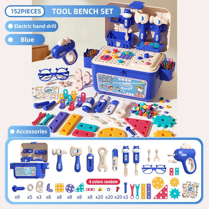 Kids Toolbox Playset – Educational Drill & Screw Assembly Toy