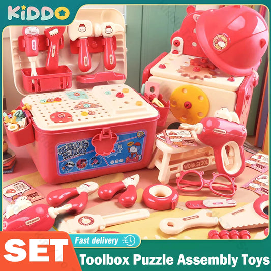 Kids Toolbox Playset – Educational Drill & Screw Assembly Toy