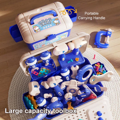 Kids Toolbox Playset – Educational Drill & Screw Assembly Toy
