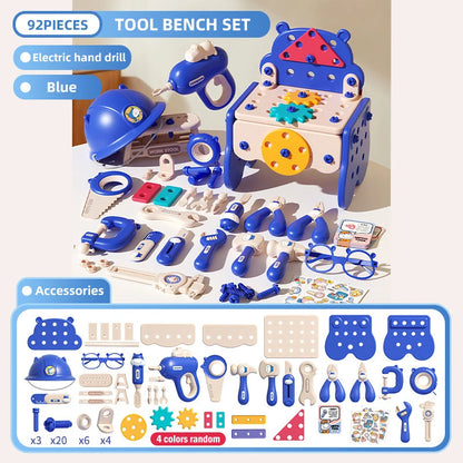 Kids Toolbox Playset – Educational Drill & Screw Assembly Toy