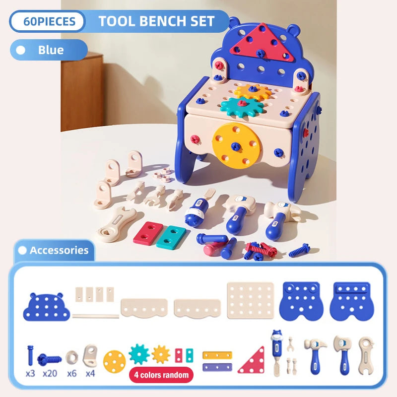 Kids Toolbox Playset – Educational Drill & Screw Assembly Toy